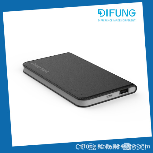 2017 portable mobile utral slim 4000 mah power bank with BSCI factory